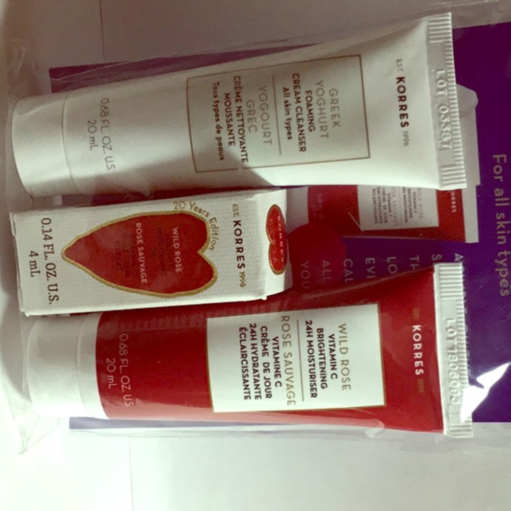 Korres Calm & Glow Travel Set